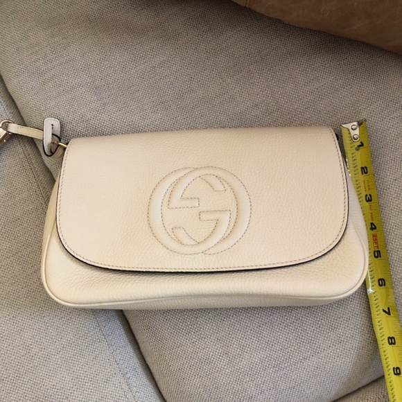 Gucci Cream Leather Shoulder Bag - Picture 16 of 16